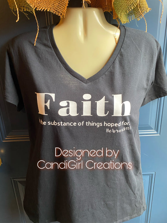 FAVORED & BLESSED COLLECTION SHORT SLEEVE TSHIRT FAITH