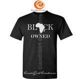 Small business Short Sleeve TShirts - Black Owned with Africa in image