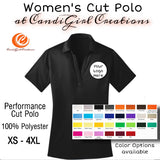 Short Sleeve Women’s Cut Custom Polo Shirt