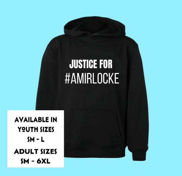 Justice for #AMIRLOCKE Hoodie
