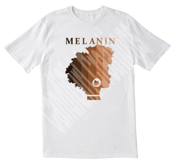 Melanin Woman White Tshirt